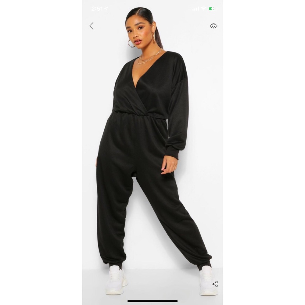 Wrap over jumpsuit